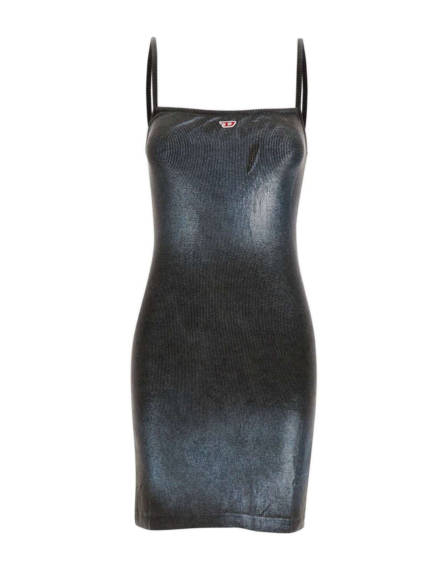 DIESEL Mini-kleid Damen Dunkelgrau von DIESEL