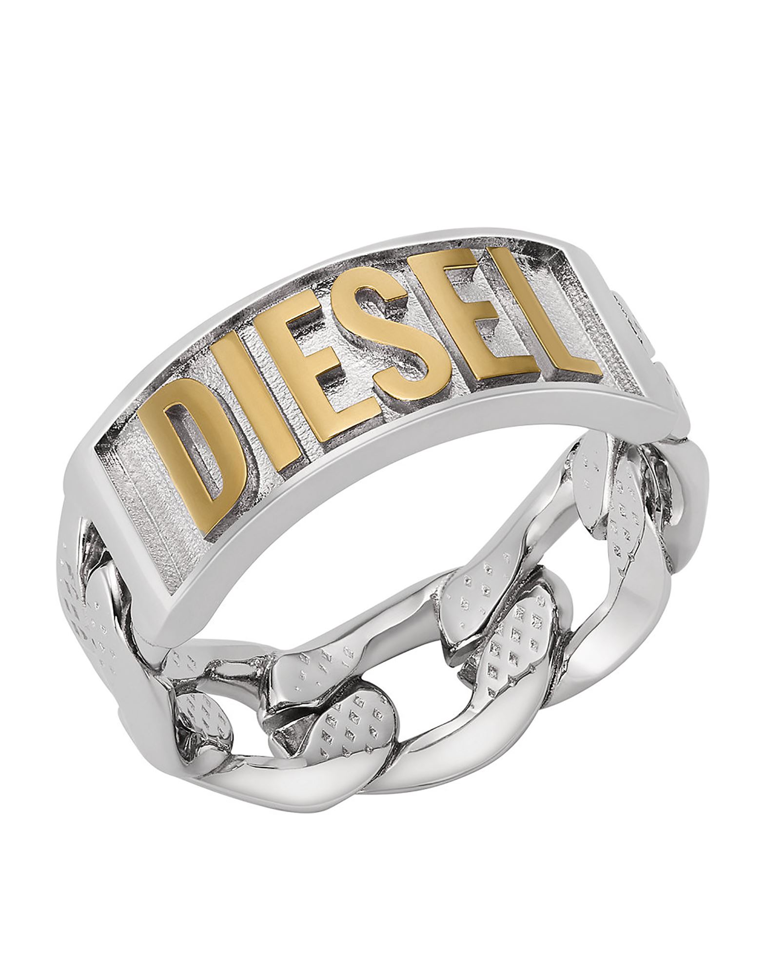 DIESEL Ring Herren Silber von DIESEL