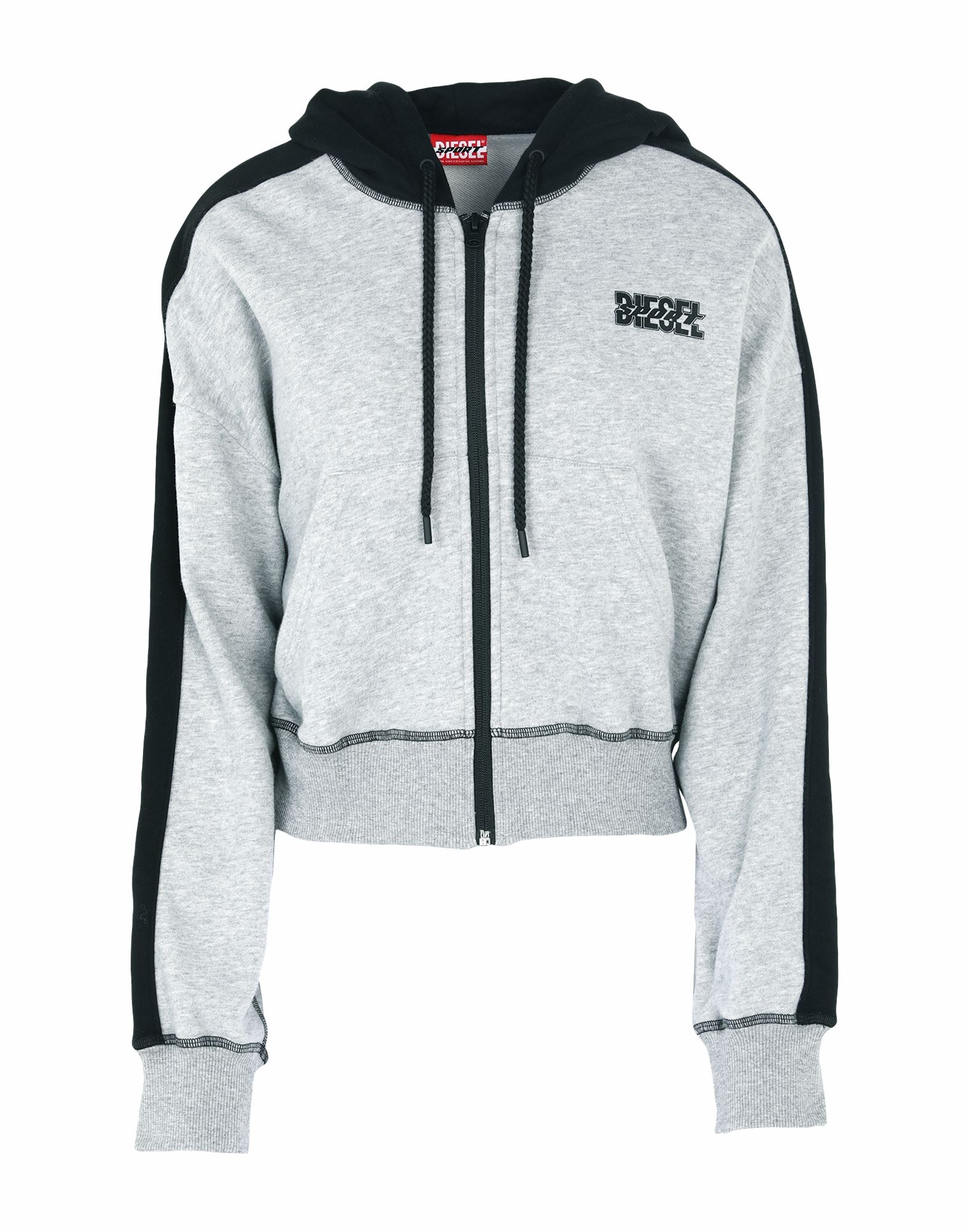 DIESEL Sweatshirt Damen Hellgrau von DIESEL