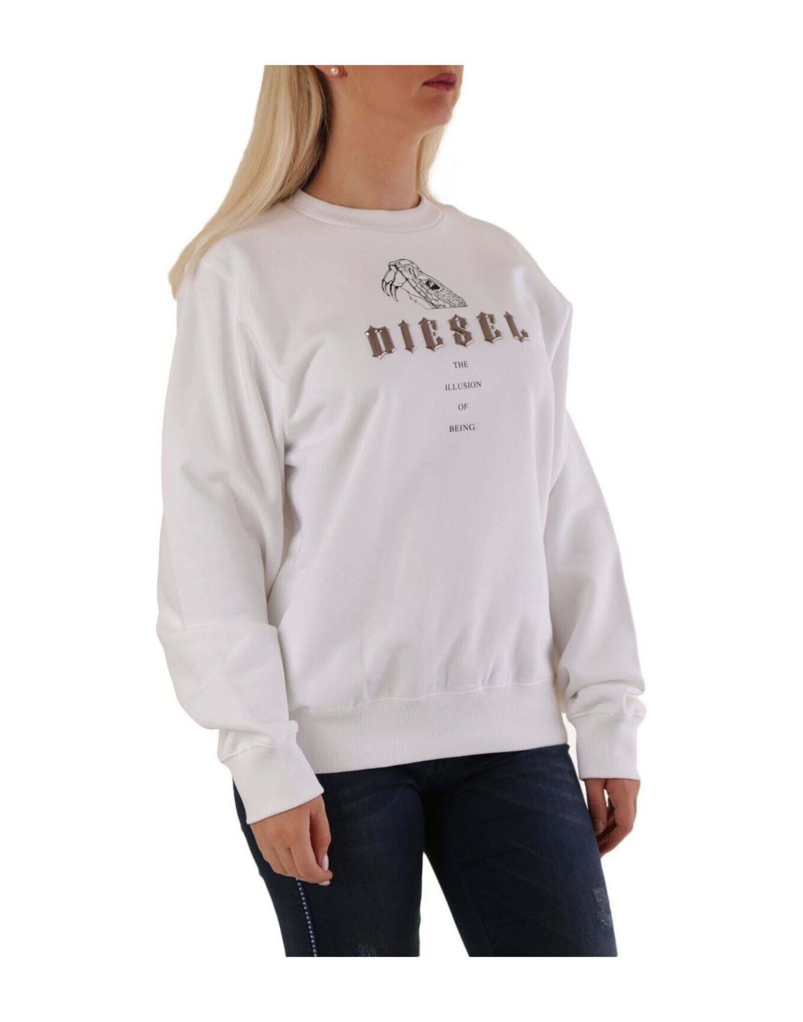 DIESEL Sweatshirt Damen Weiß von DIESEL