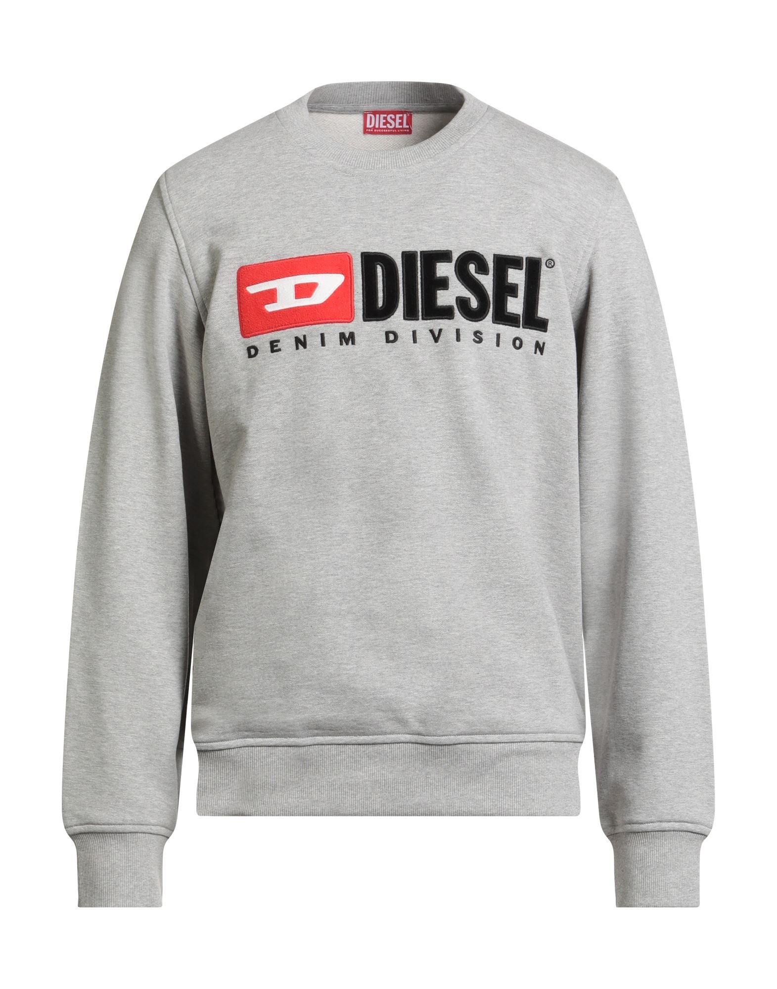 DIESEL Sweatshirt Herren Hellgrau DIESEL Sweatshirt Herren Hellgrau von DIESEL