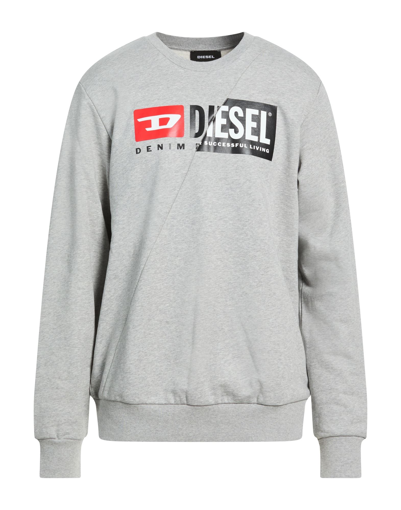 DIESEL Sweatshirt Herren Hellgrau von DIESEL