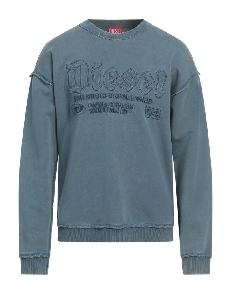 DIESEL Sweatshirt Herren Taubenblau von DIESEL