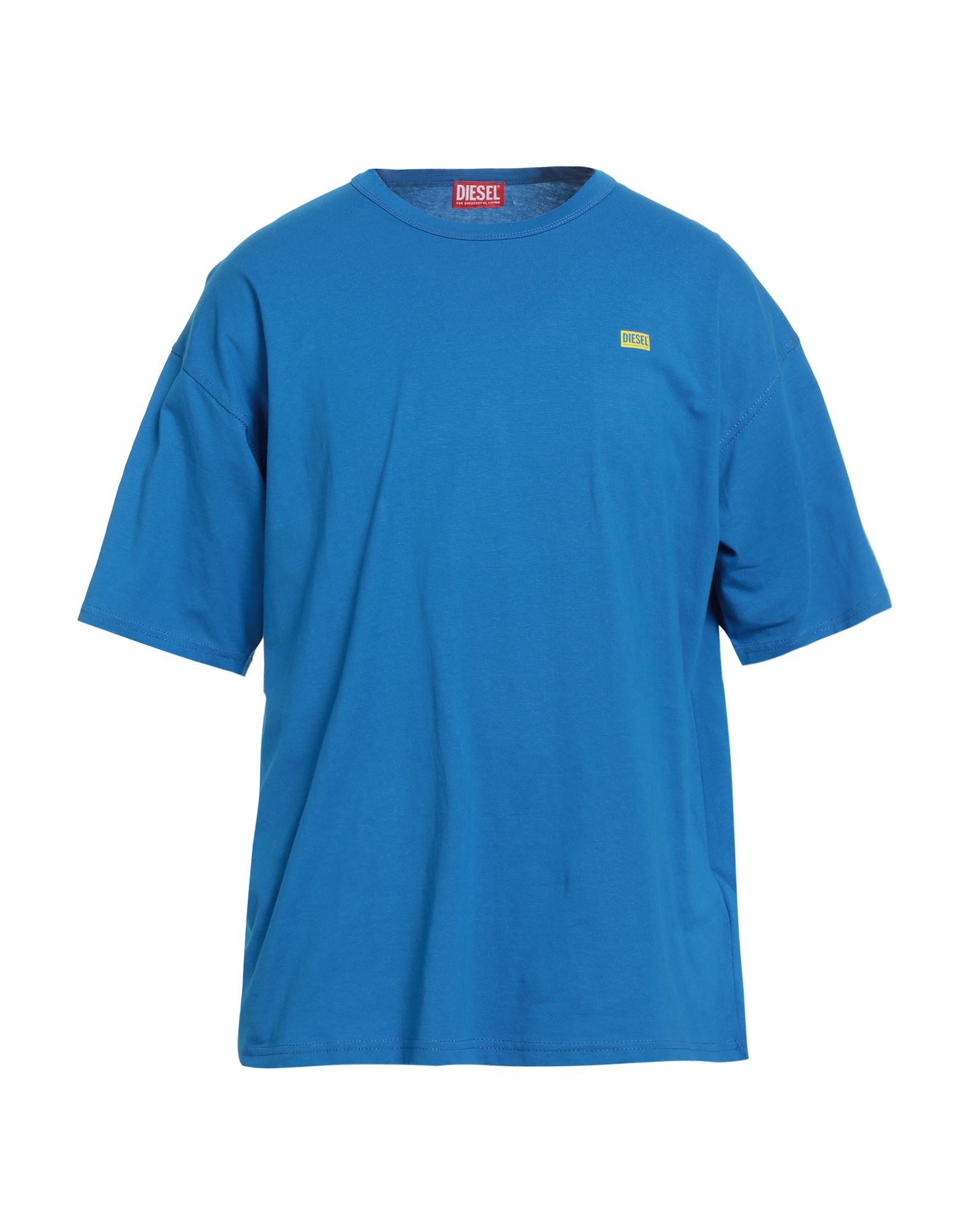 DIESEL T-shirts Herren Azurblau von DIESEL