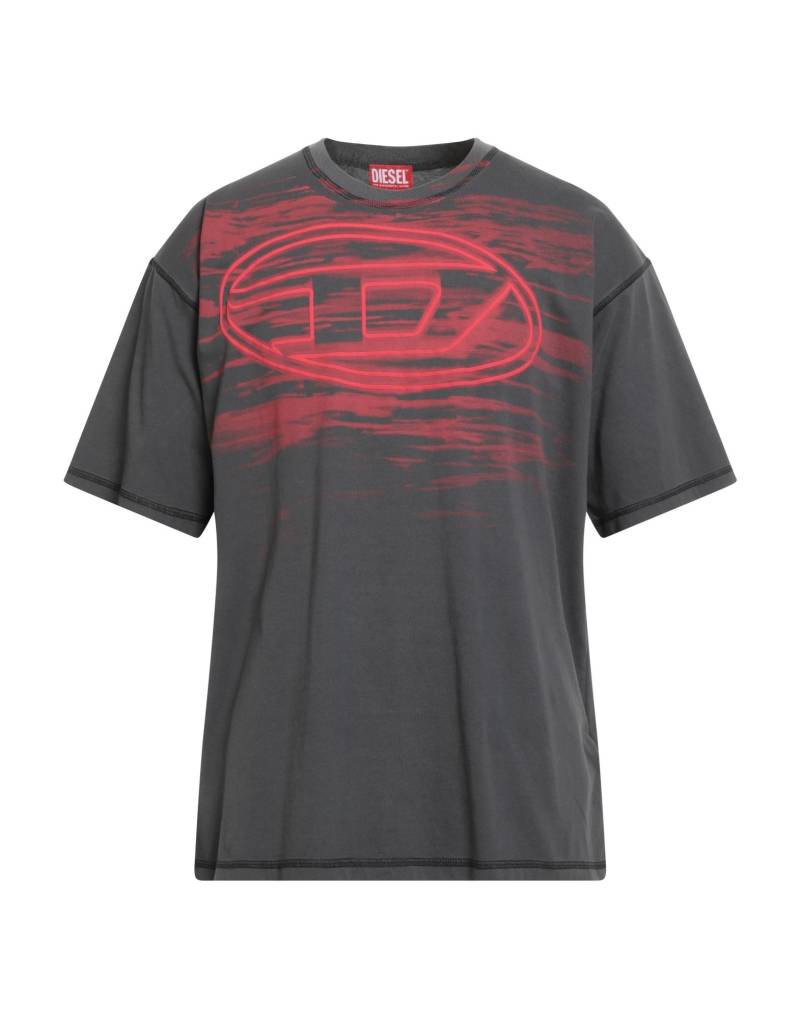 DIESEL T-shirts Herren Braungrau von DIESEL