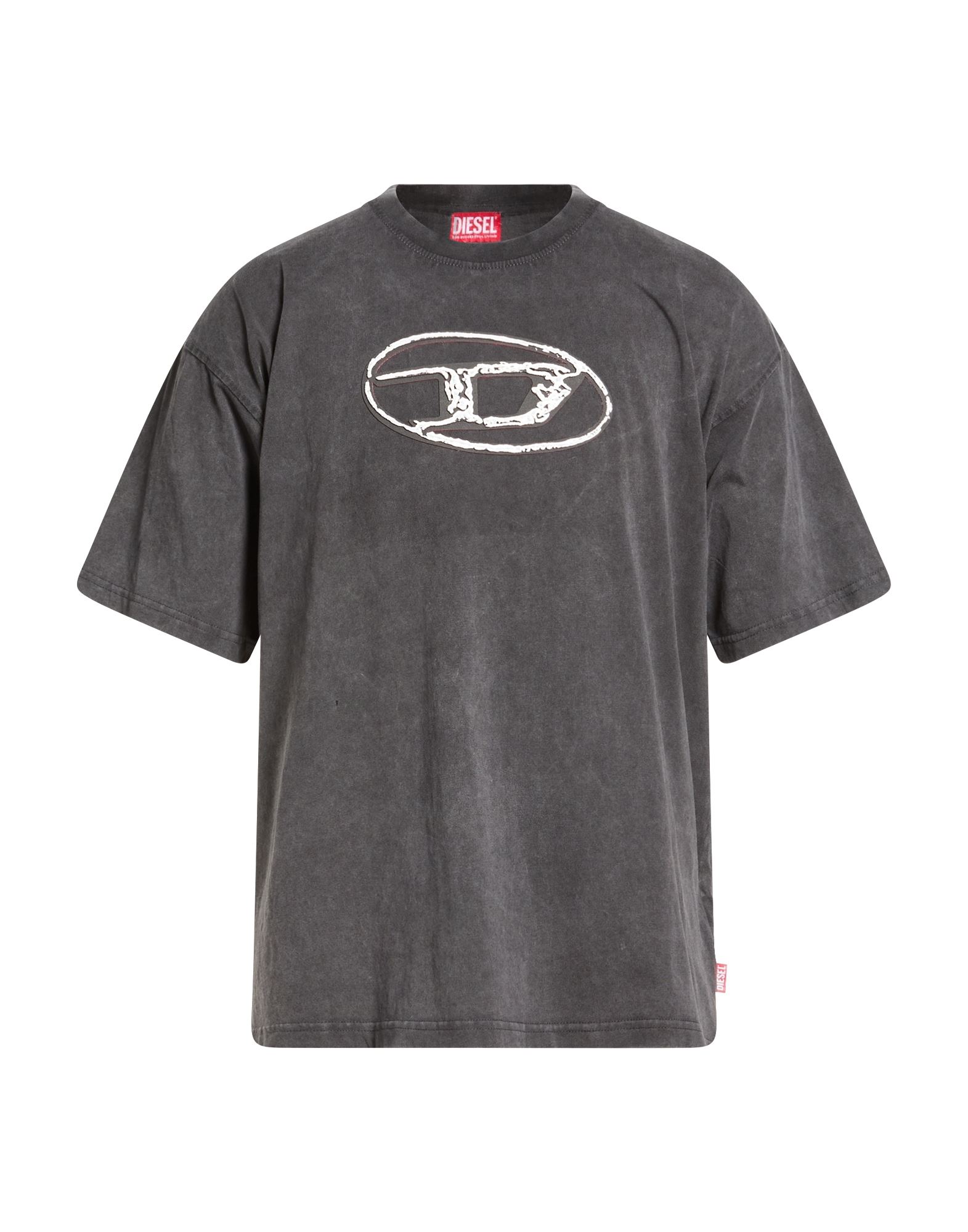 DIESEL T-shirts Herren Braungrau von DIESEL
