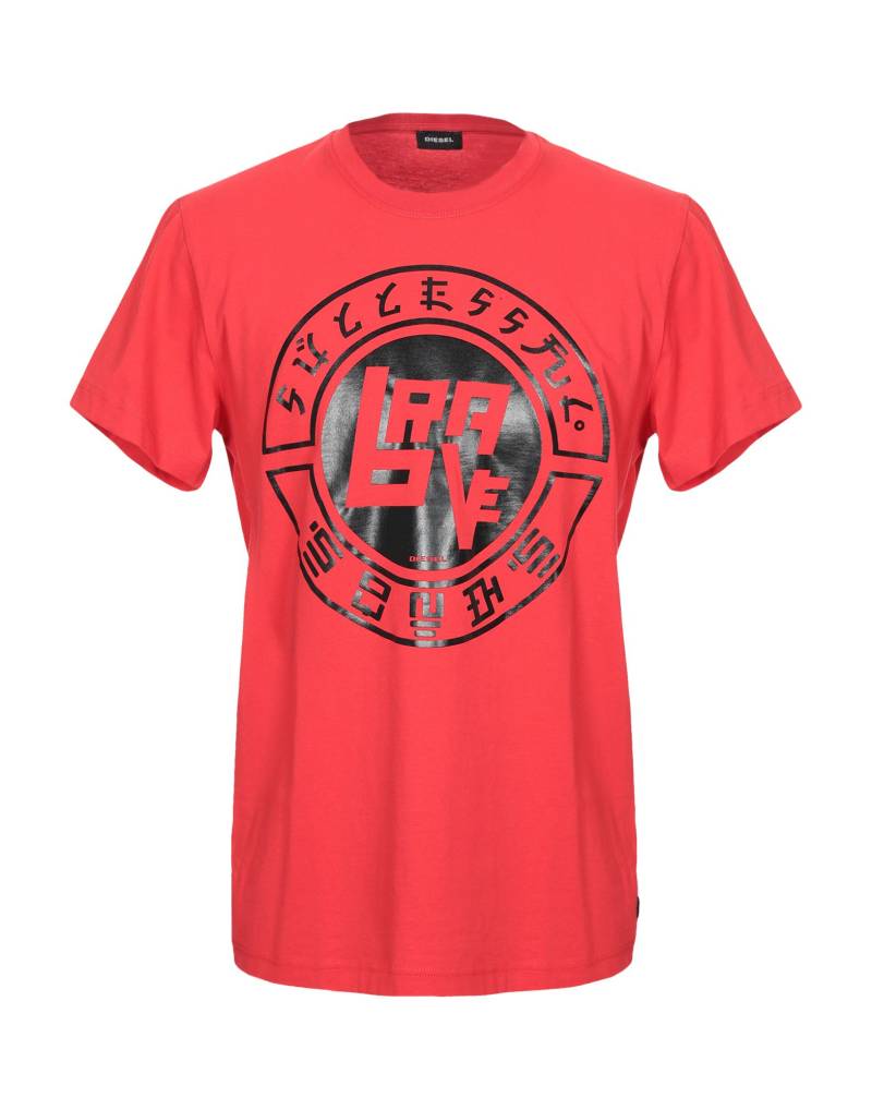 DIESEL T-shirts Herren Rot von DIESEL