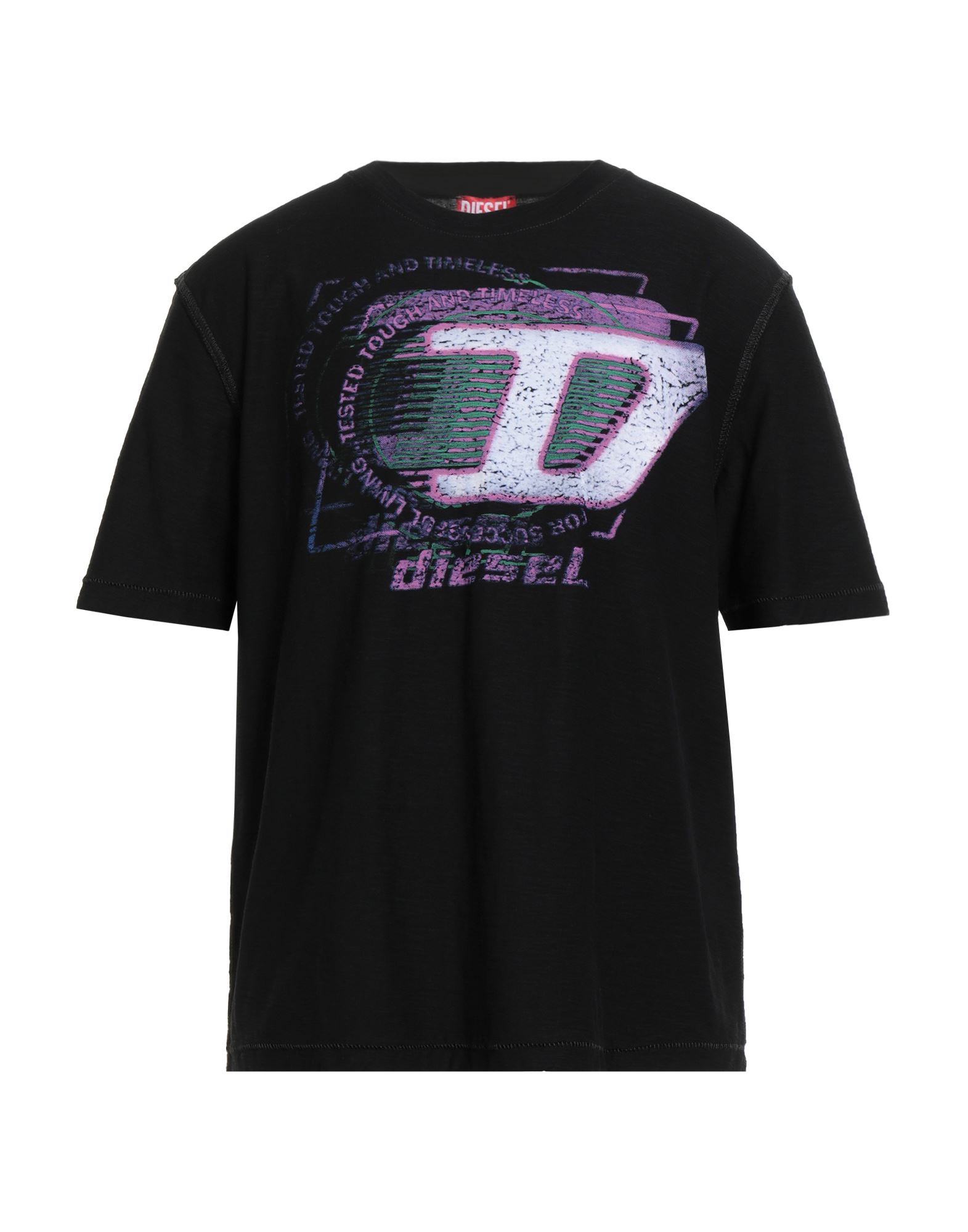 DIESEL T-shirts Herren Schwarz von DIESEL