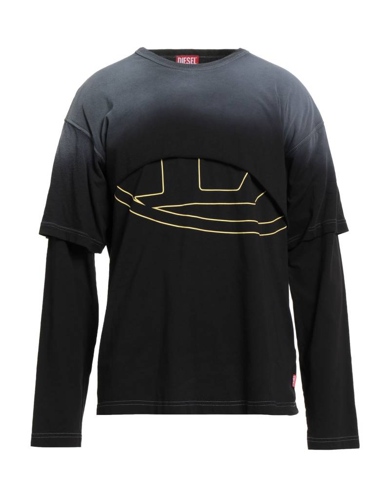 DIESEL T-shirts Herren Schwarz von DIESEL