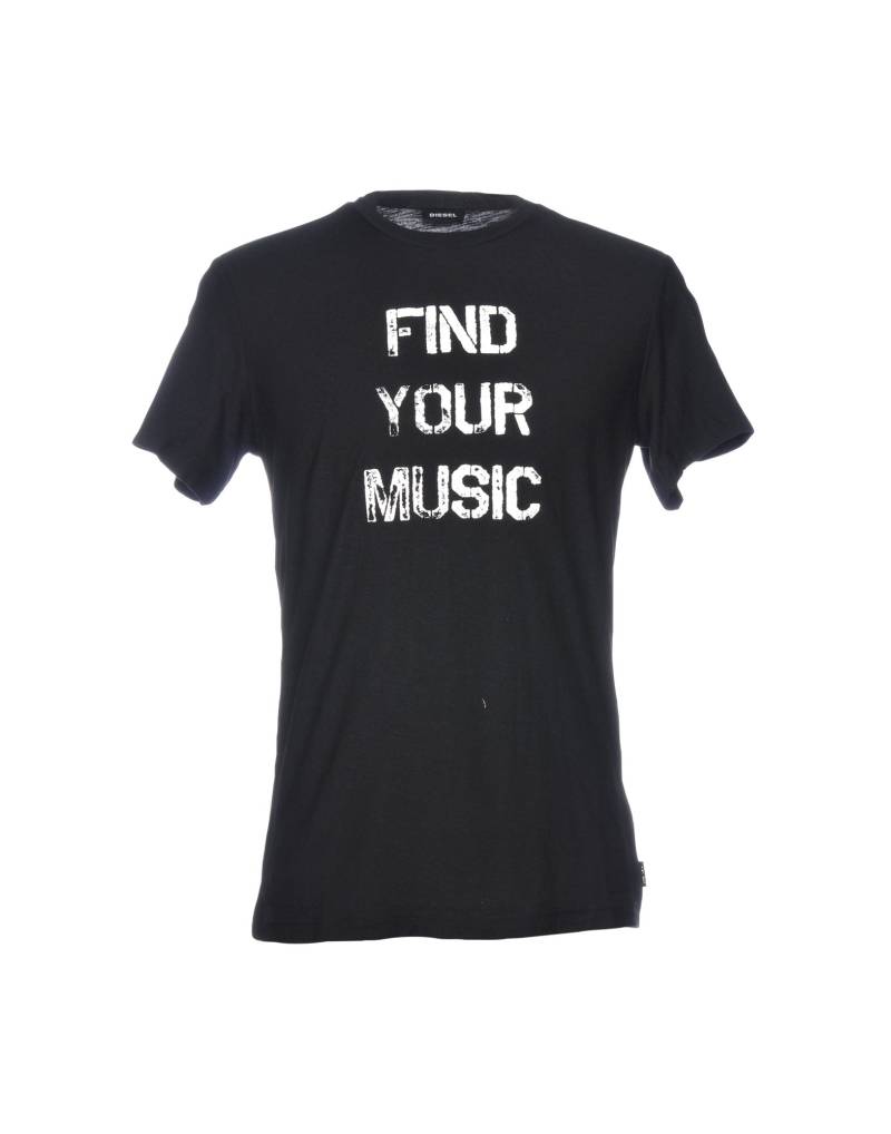 DIESEL T-shirts Herren Schwarz von DIESEL