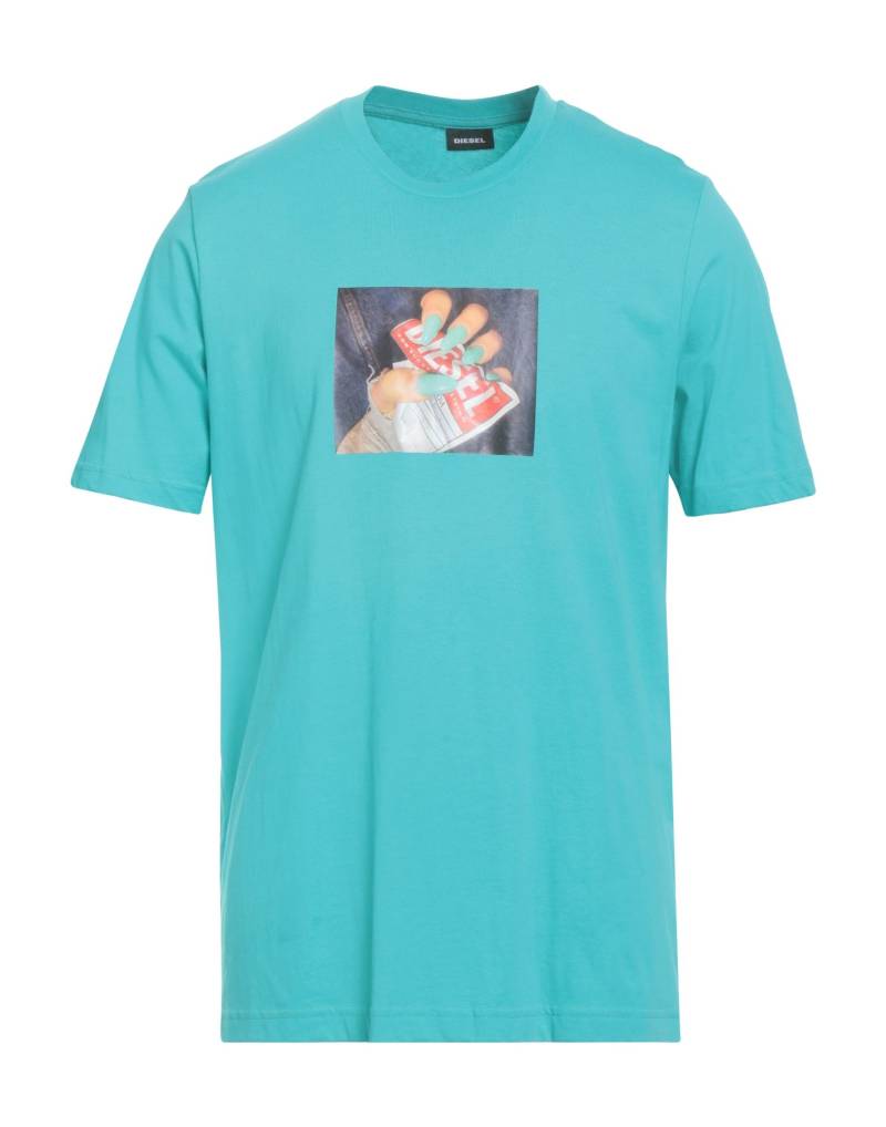 DIESEL T-shirts Herren Tūrkis von DIESEL