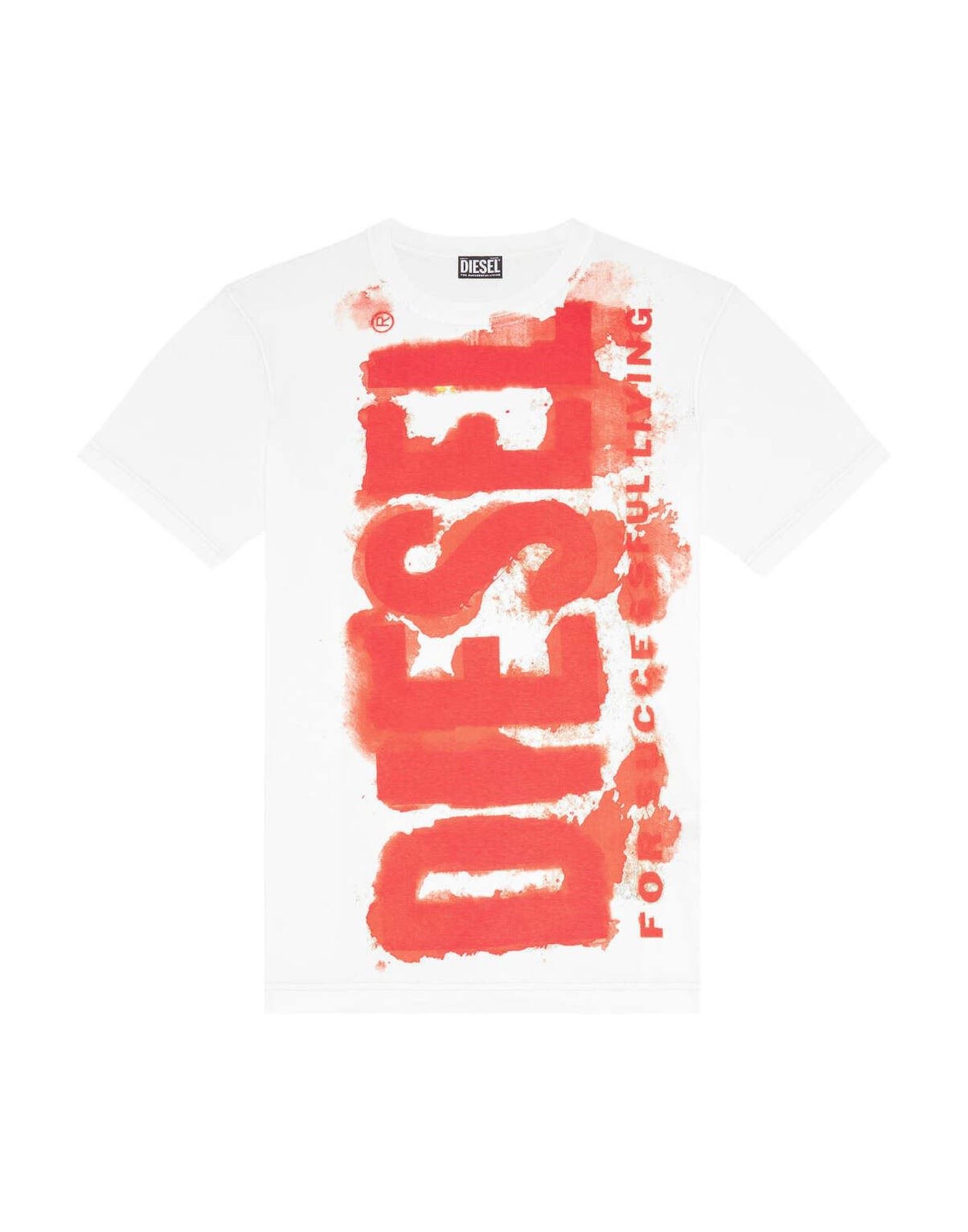 DIESEL T-shirts Herren Weiß von DIESEL