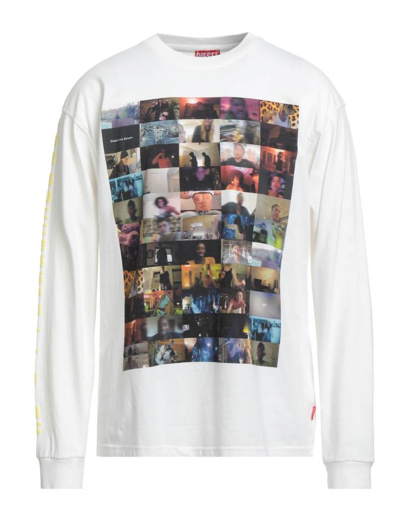 DIESEL T-shirts Herren Weiß von DIESEL