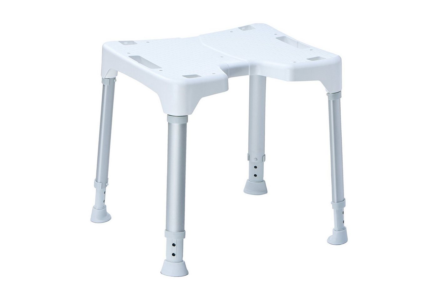 DIETZ® REHA-PRODUKTE Duschhocker Duschhocker-Tayo-mit-Hygieneausschnitt, belastbar bis 130,00 kg von DIETZ® REHA-PRODUKTE