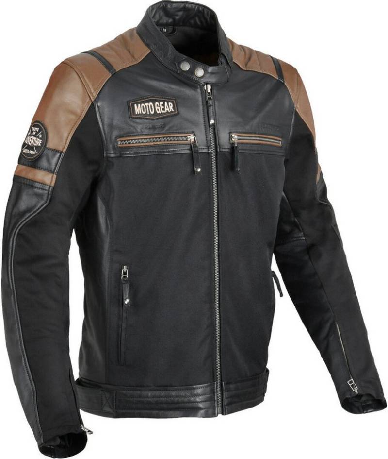 DIFI Motorradjacke Memphis Motorrad Leder- / Textiljacke protektoren reißverschluss von DIFI