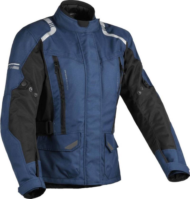 DIFI Motorradjacke Navigator Aerotex wasserdichte Damen Motorrad Textiljacke Rückenprotektor vorbereitet,Atmungsaktiv,Verbindungsreißverschlus von DIFI