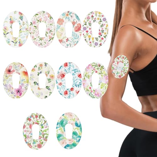 10 Stück Dex G7 Pflaster, blutzuckermessgerät zubehör, Wasserdichte Fixierpflaster,Transparentes Premium, Fixierung und Hautfreundlicher, Kontinuierlicher Glukosemonitorschutz für 10 Tage Aufkleber von DIFLAX