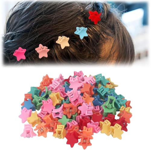 DIFLAX 100 Stück Haarspangen Mädchen, Haarklammern Mädchen, Haarklammern Klein, Haarschmuck Kleine Haarspangen, Magische Haarspange, Haarnest Haarspangen, Für Mädchen von DIFLAX