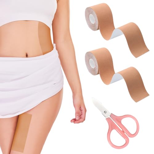 DIFLAX 2 Stück Oberschenkel Reiben Schutz mit Schere Oberschenkelbänder Anti Scheuern Oberschenkel Damen Anti Reiben Oberschenkel Schenkelschoner Oberschenkelband Anti Chafing Band 5cm * 5m DIFLAX 2 Stück Oberschenkel Reiben Schutz mit Schere Oberschenkelbänder Anti Scheuern Oberschenkel Damen Anti Reiben Oberschenkel Schenkelschoner Oberschenkelband Anti Chafing Band 5cm * 5m von DIFLAX