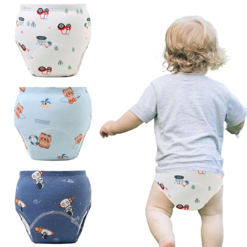 DIFLAX 3 Stück Töpfchen Trainingshose, Windelfrei Trainerhose, Töpfchen Training, Trainingsunterhose, Kinder, Töpfchentraining für Kinder von 2-5 Jahren von DIFLAX