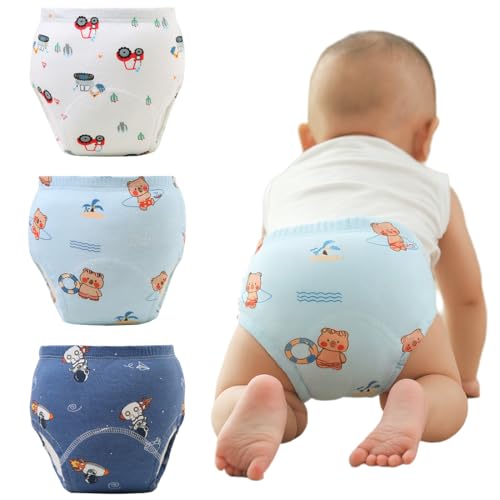 DIFLAX 3 Stück Windelfrei Trainerhose, Töpfchen Trainingshose, Töpfchen Trainingshose Kinder, Töpfchen, Töpfchentraining, Trainingsunterhose für Kinder von 2-5 Jahren von DIFLAX