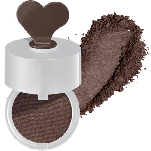 DIFLAX Ansatzpuder für Männer und Frauen, Haarverdichtungs Ansatzpuder, Schnell Abdeckender Wurzel-Concealer mit Haarkreide, Haaransatz-Shading-Concealer-Puder zum Auffüllen (Schwarz) von DIFLAX