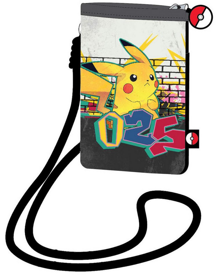 DIFUZED Brustbeutel Pokemon Pikachu Geldbörse Geldbeutel Kinder Portemonnaie Handytasche von DIFUZED