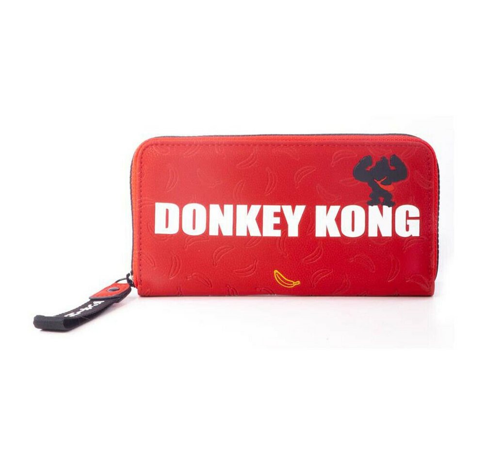 DIFUZED Geldbörse Nintendo - Donkey Kong Logo Zip Around Wallet Geldbörse (Rot) Neu Top von DIFUZED