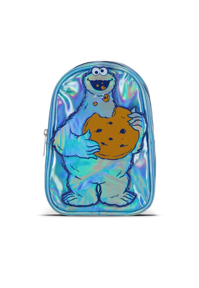 DIFUZED Rucksack Sesamstraße Mini-Rucksack Krümelmonster Shiny von DIFUZED