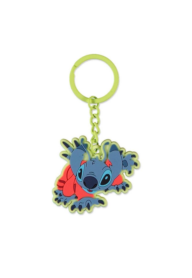 DIFUZED Schlüsselanhänger Lilo & Stitch Gummi-Schlüsselanhänger Stitch von DIFUZED