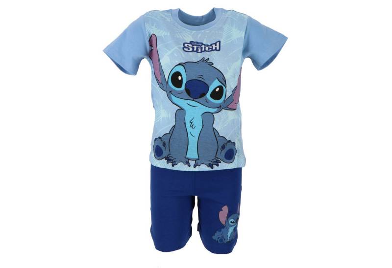 DIFUZED Shorty Lilo & Stitch Kinder Shorty Schlafanzug Pyjama kurz kurzam von DIFUZED
