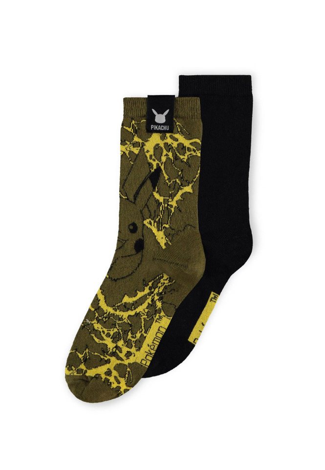 DIFUZED Socken Pokemon Socken 2er-Pack Pikachu 39-42 DIFUZED Socken Pokemon Socken 2er-Pack Pikachu 39-42 von DIFUZED