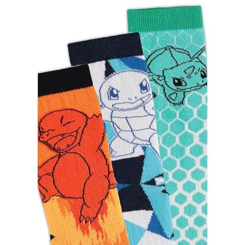 DIFUZED Sport Pokemon 39/42, 3er-Pack Socken, bunt, 39-42 von Pokémon