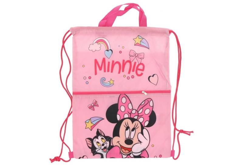 DIFUZED Turnbeutel Minnie Mouse Maus Kinder Turnbeutel Sportbeutel Rucksack Sporttasche von DIFUZED