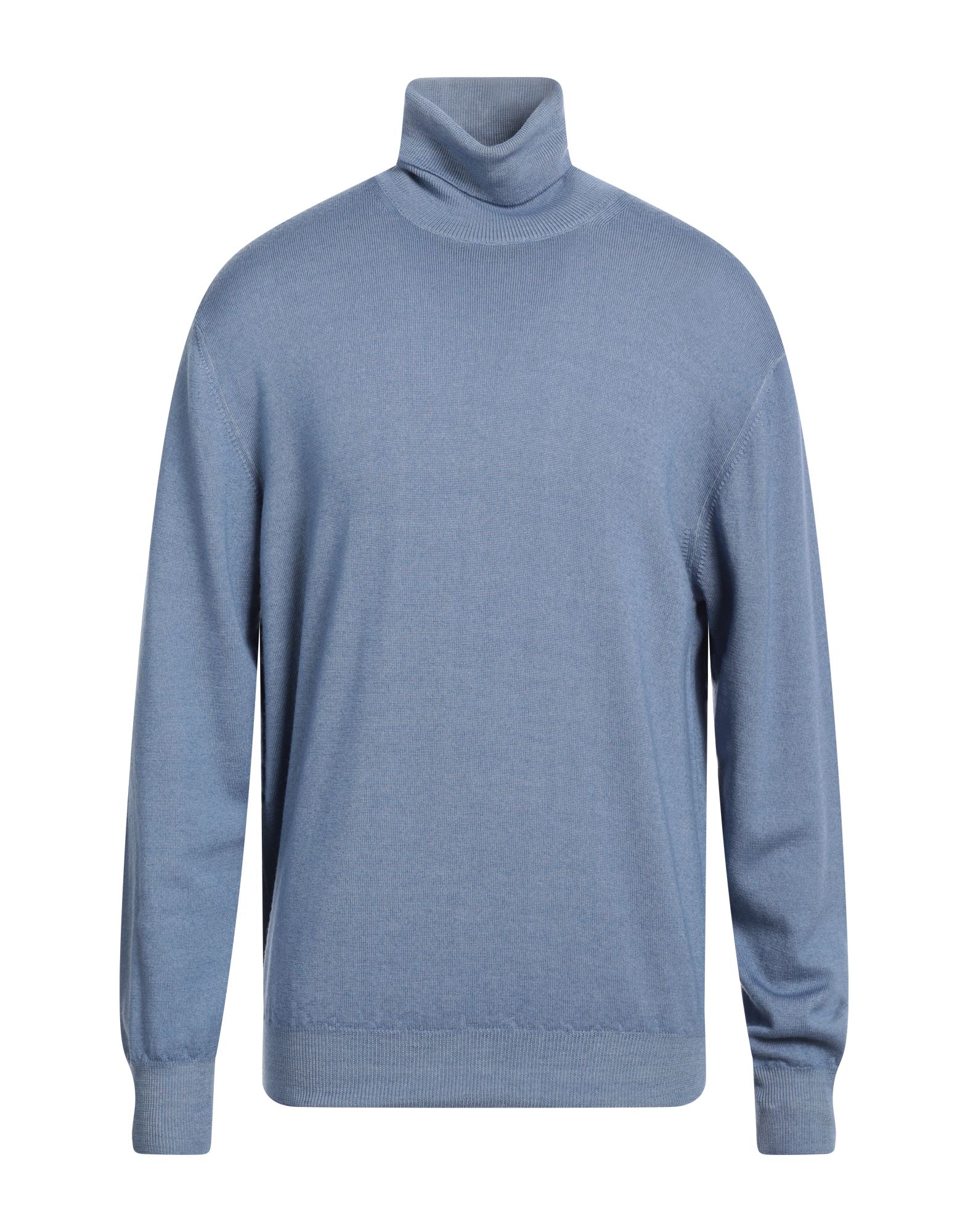 DIGEL Rollkragenpullover Herren Taubenblau von DIGEL