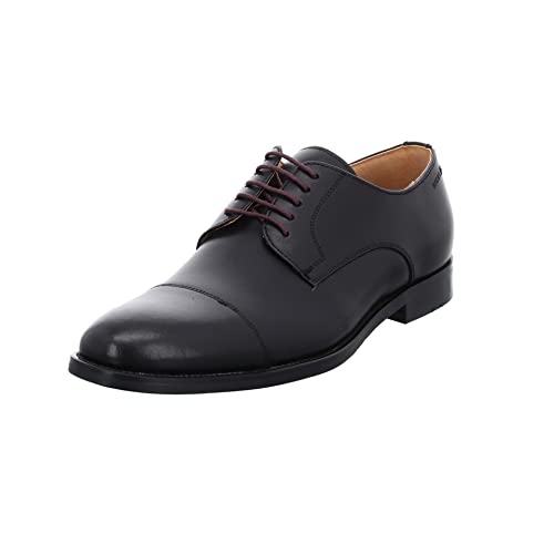 Digel Herren Businessschuhe Skipp Schnürschuh Glattleder Schnürhalbschuhe Büro Elegant Uni Skipp Leder schwarz klassisch Derby Business 130.001-215708 von DIGEL