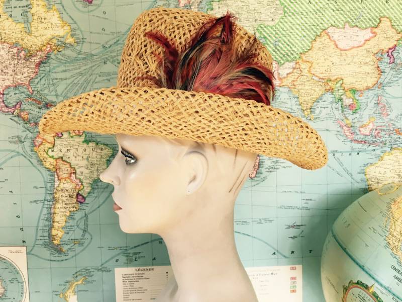 Unisex Bailey Strohhut Mit Federn von DIGSBY