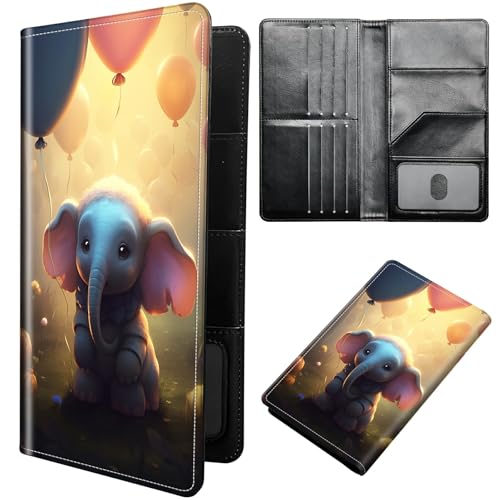 DIGTIALL Reisepasshülle Hülle Reisepass Brieftasche Reisebrieftasche Organizer mit RFID-Blockierung Reisepass Kartenhalter Brieftasche Familie Reisepasshalter Schutzhülle für Damen, Herren, Süßer von DIGTIALL