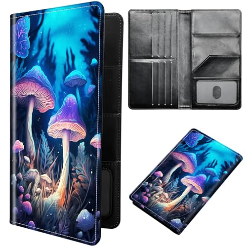 DIGTIALL Reisepasshülle Hülle Reisepass Brieftasche Reisebrieftasche Organizer mit RFID-Blockierung Reisepass Kartenhalter Brieftasche Familie Reisepasshalter Schutzhülle für Damen, Herren, Bunte von DIGTIALL