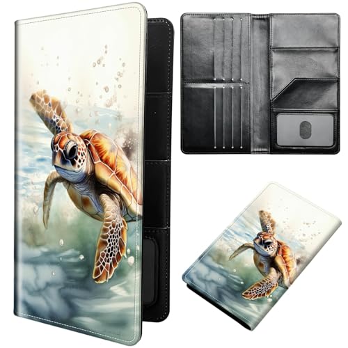 DIGTIALL Reisepasshülle Hülle Reisepass Brieftasche Reisebrieftasche Organizer mit RFID-Blockierung Reisepass Kartenhalter Brieftasche Familie Reisepasshalter Schutzhülle für Damen, Herren von DIGTIALL