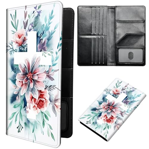 DIGTIALL Reisepasshülle Hülle Reisepass Brieftasche Reisebrieftasche Organizer mit RFID-Blockierung Reisepass Kartenhalter Brieftasche Familie Reisepasshalter Schutzhülle für Damen, Herren von DIGTIALL