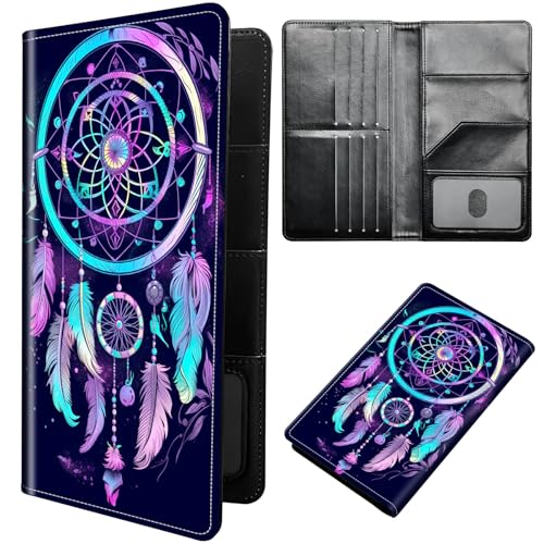 DIGTIALL Reisepasshülle Hülle Reisepass Brieftasche Reisebrieftasche Organizer mit RFID-Blockierung Reisepass Kartenhalter Brieftasche Familie Reisepasshalter Schutzhülle für Damen, Herren von DIGTIALL