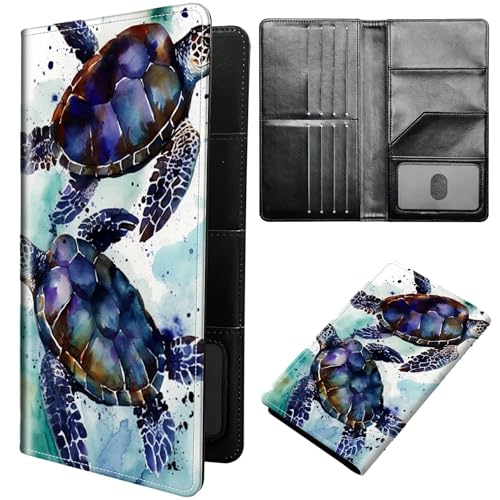 DIGTIALL Reisepasshülle Hülle Reisepass Brieftasche Reisebrieftasche Organizer mit RFID-Blockierung Reisepass Kartenhalter Brieftasche Familie Reisepasshalter Schutzhülle für Damen, Herren von DIGTIALL