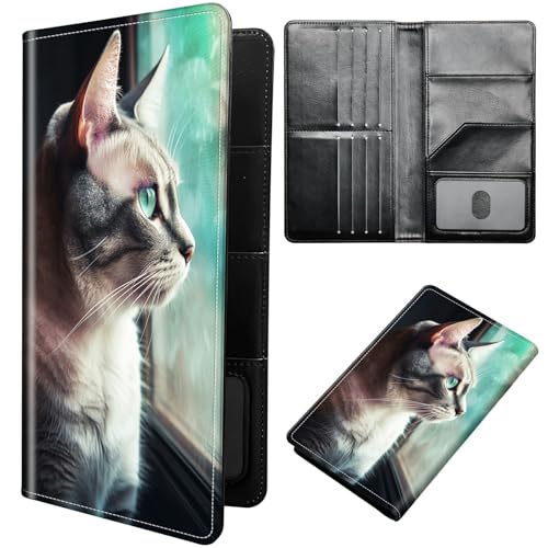 DIGTIALL Reisepasshülle Hülle Reisepass Brieftasche Reisebrieftasche Organizer mit RFID-Blockierung Reisepass Kartenhalter Brieftasche Familie Reisepasshalter Schutzhülle für Damen, Herren von DIGTIALL