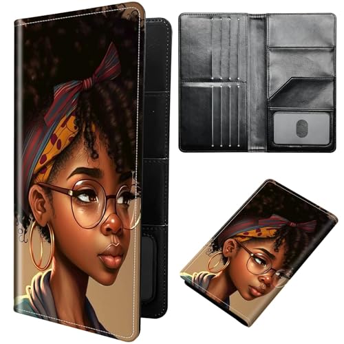 DIGTIALL Reisepasshülle Hülle Reisepass Brieftasche Reisebrieftasche Organizer mit RFID-Blockierung Reisepass Kartenhalter Brieftasche Familie Reisepasshalter Schutzhülle für Damen, Herren von DIGTIALL