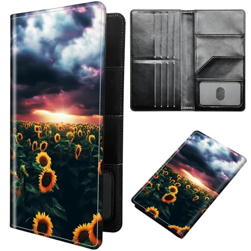 DIGTIALL Reisepasshülle Hülle Reisepass Brieftasche Reisebrieftasche Organizer mit RFID-Blockierung Reisepass Kartenhalter Brieftasche Familie Reisepasshalter Schutzhülle für Damen, Herren von DIGTIALL