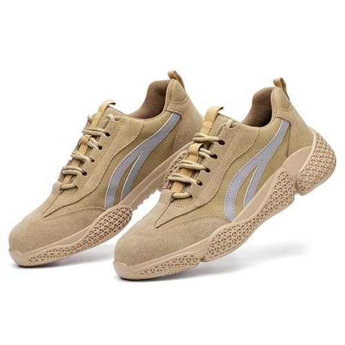 S3 Elektrisch Isolierte Sicherheitsschuhe Für Damen Und Herren, Stoß- Und Pannensichere Arbeitsschuhe, Stahlkappenschuhe, Atmungsaktive, Leichte Und Bequeme Konstruktionssneaker, 6KV,A-EU-44 von DIHUAN