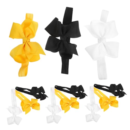 DIKACA 12 Stück Teiliges Haarband mit Schleifen aus Ripsband Bunte Weiche Haarschmuck-accessoires für Neugeborene Kleinkinder und Angenehm und Vielseitig für Fotoshootings und Feiern von DIKACA