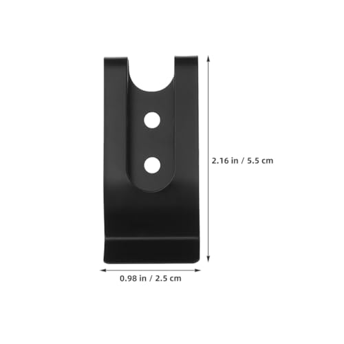 DIKACA 12 Stück Teiliges Metall gürtelclip Federschnalle mit Doppellöchern Sicherer Halt für Taschen und Scheiden Robustes Eisenmaterial Vielseitig für Outdoor Reise und Büro Geeignet von DIKACA