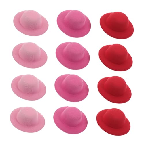 DIKACA 12 Stück Teiliges Mini Cowboy Hüte Haarspangen Kompakte Western Cowgirl Haarclips Stilvolle Kleine Haarschmuck Sichere und Sanfte Befestigung Vielseitig für Party und Alltag von DIKACA